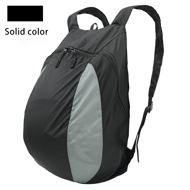 Motortas Outdoor rugzak Motorrijden Helmtas Fitness Basketbal Sneakers Tas Nylon Dunne lichtgewicht rugzak: WHITE
