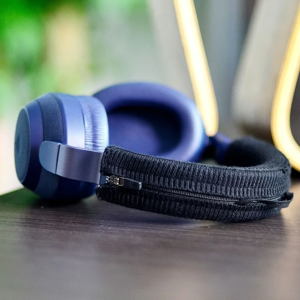 Para Bluedio T5 T4 T3 T2 T6 T6S T6C T7 T7 + Protector de auriculares diadema con cremallera accesorios de punto para auriculares