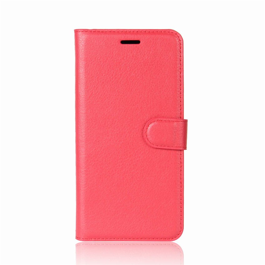 Luxury Leather Flip Case for Sony Xperia X F5121 Dual F5122 Smartphone Wallet Stand Cover With Card Holder Phone Bag Coque Funda: Red