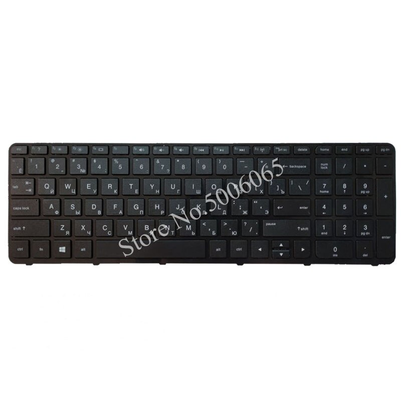 Russische Laptop Toetsenbord Voor Hp PK1314D3A05 SG-59830-XAA SG-59820-XAA 719853-251 708168-251 749658-251 Ru Met frame