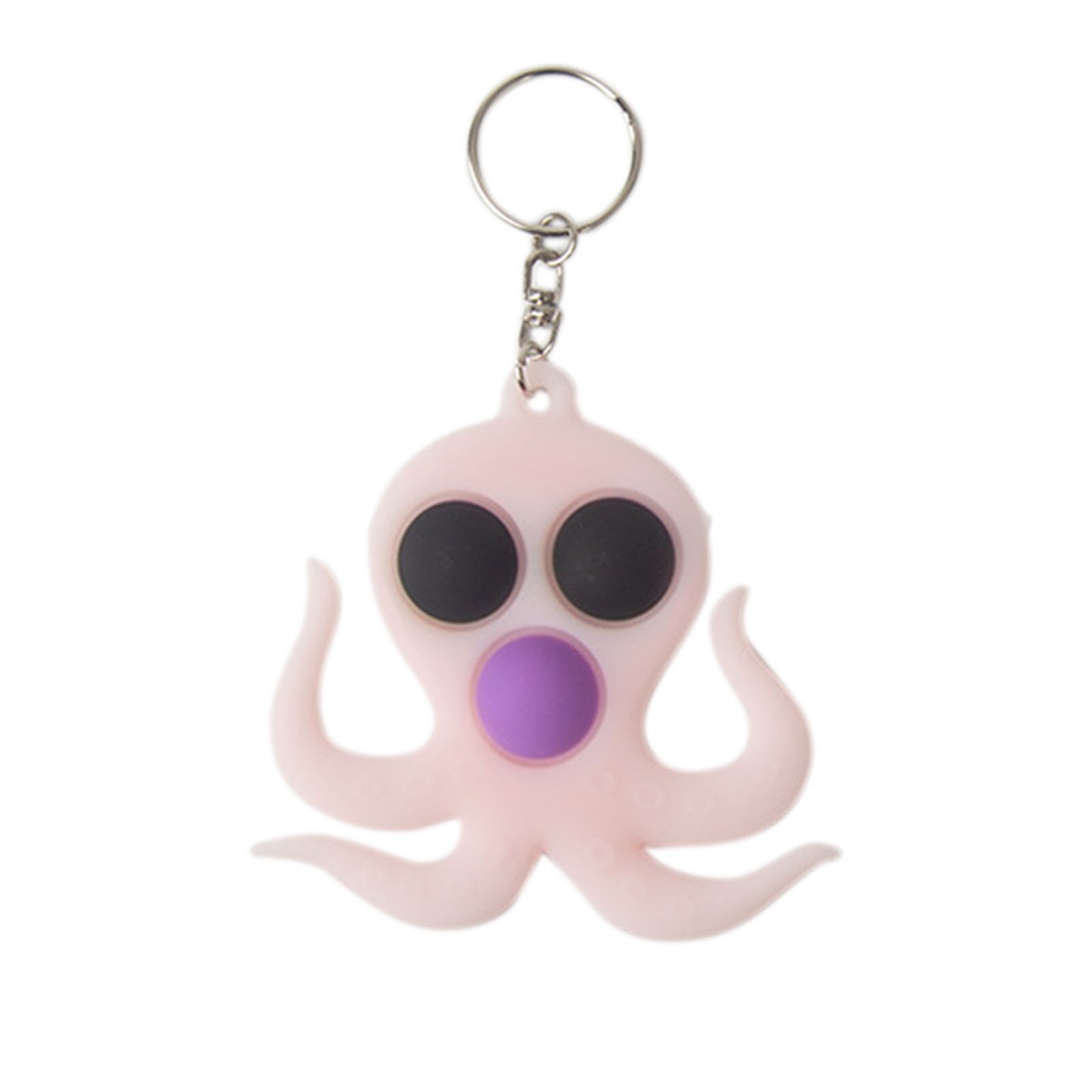 Decompressie Speelgoed Silicagel Decompressie Speelgoed Decompressie Omzet Sleutelhanger Антистресс Игрушки: Paars