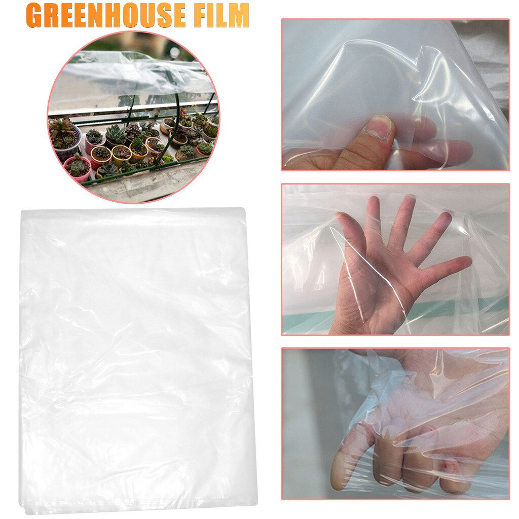 Clear Plastic Film Greenhouse Polyethylene Covering Greenhouse Film Lawn Greenhouse Plastic Film Plants Cover Garden Home