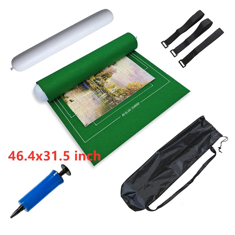 Puzzle Storage Mat Roll Up Puzzle Felt For Up To 3000 PCS Puzzle Game Puzzle Blanket Adults Children Decompression Intelligence
