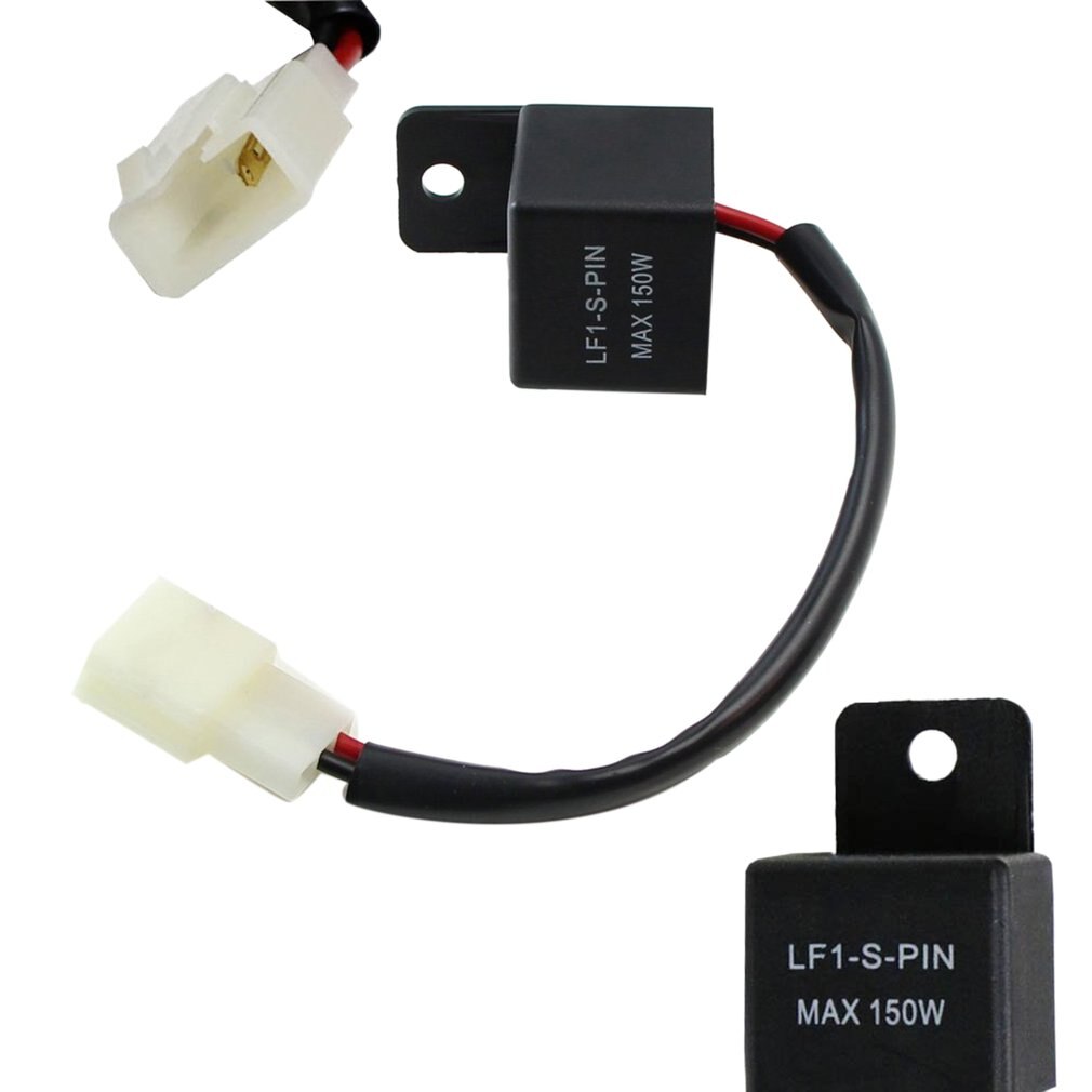 12V 2-Pin Motorfiets Elektronische Led Flasher Relais 150W Led Richtingaanwijzer Lampen Led Richtingaanwijzer flasher Blinker Relais