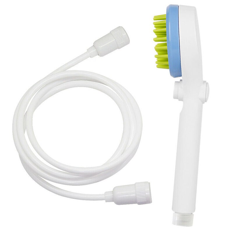 Ducha de baño de mascotas, rociador de agua, herramienta de baño, lavado de pelo, limpieza para baño de perros y gatos LBShipping: Azul