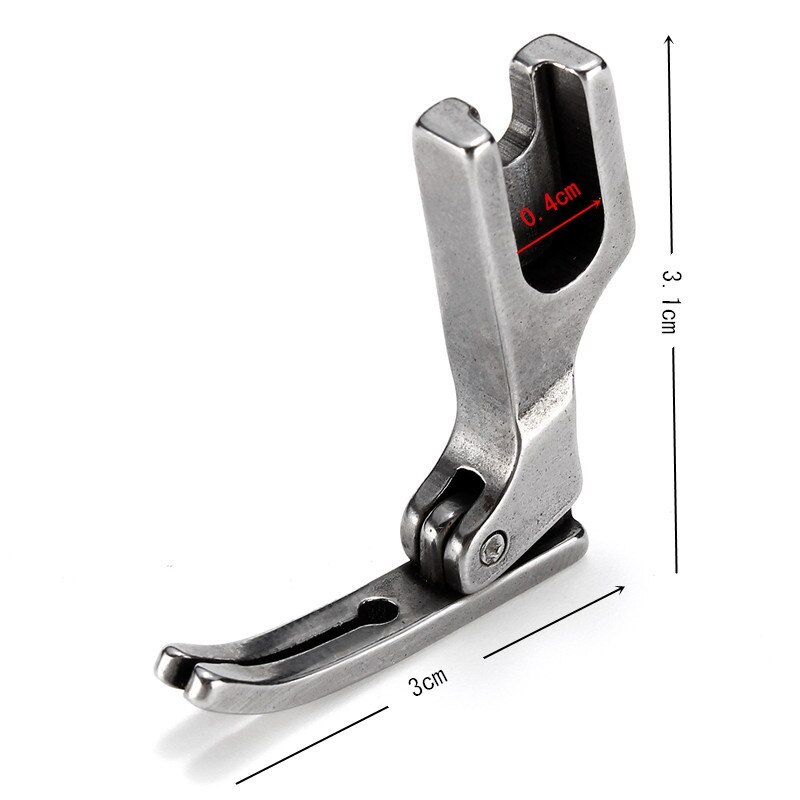 Simple steel Sewing Machine Presser Foot Narrow Zipper Presser Foot for Industry Sewing Machine Attachment Part Supplies
