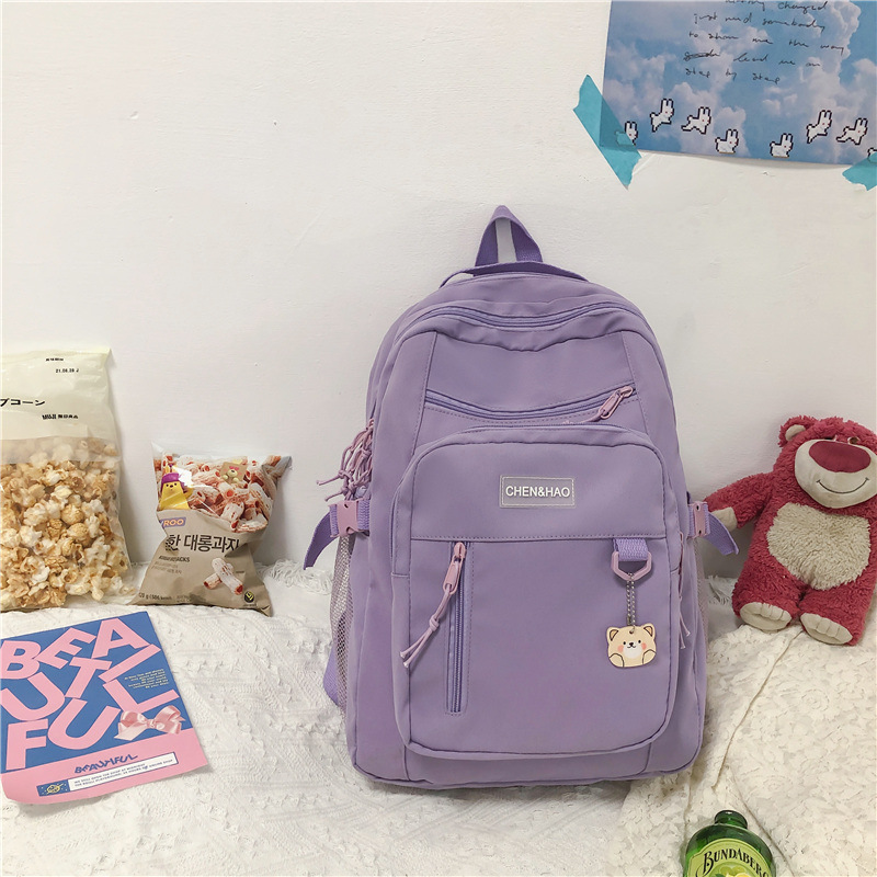 Große schultaschen für Teenager-mädchen, schülerinnen-Rucksack für sterben mittelstufe, damen-Rucksack Ich bin lässigen preppy-stil , 2022: Lila