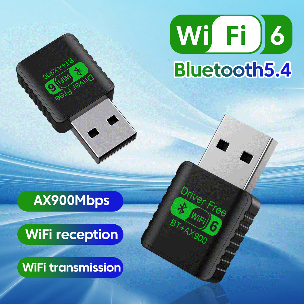 900M 2 In 1 Wifi Wireless Network Card USB Wifi & Bluetooth-compatible Adapter Dual-Band 5G High-Speed For Desktop Laptop PC