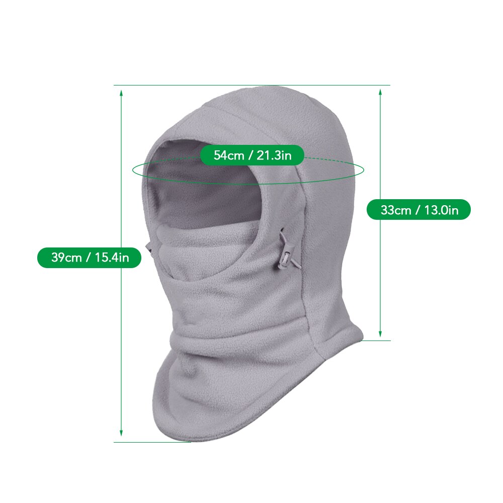 Kids Hood Ski Warm Winter Outdoor Face Mask Polar Fleece Cycling Hiking Face Mask Windproof Hat For Boys And Girls Sports Caps