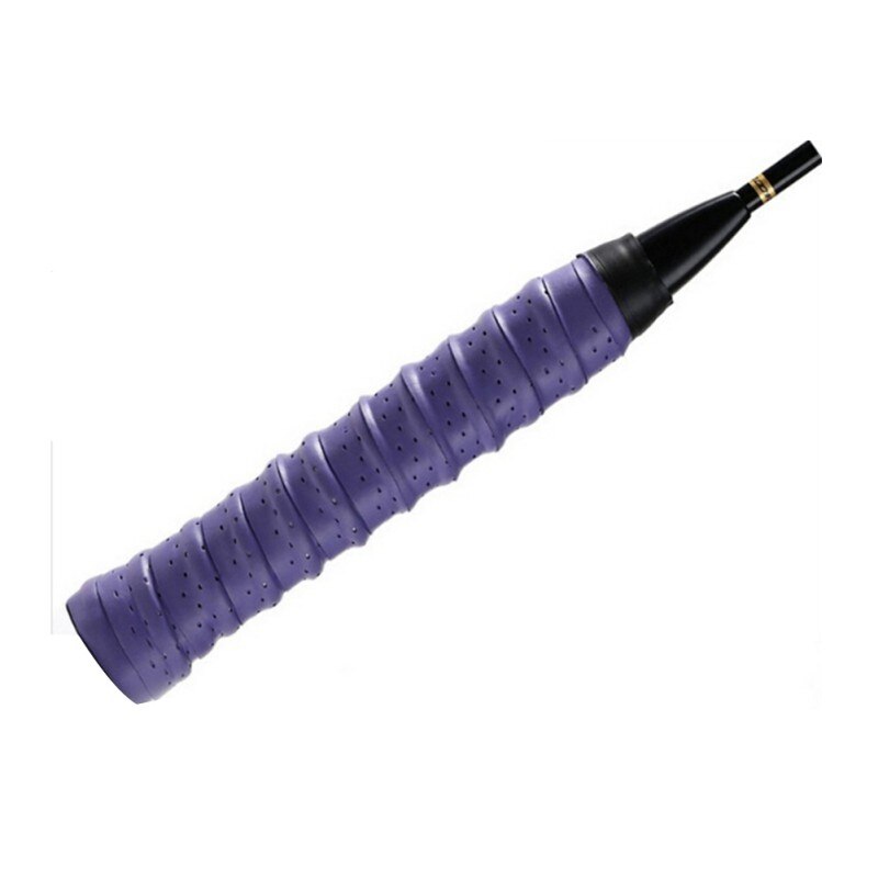 Sports Equipment Anti-slip Breathable Sport Over Grip Sweatband Tennis Overgrips Tape Badminton Racket Grips Overgrip: purple