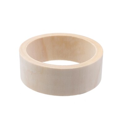 Yuluch afrikanske etniske smykker tilbehør håndlaget tre indre diameter 70mm armringer for kvinner fest: Beige