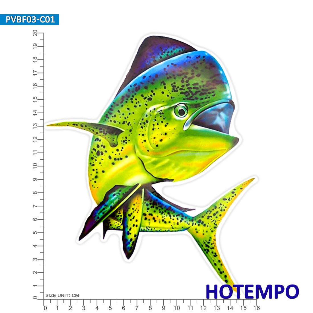 20cm, Pegatinas de peces marinos grandes, Delfín Común, Pescador de Viajes de Pesca, para Barcos, Portátil, Equipaje, Moto, Coche, Skate, Peceras, Cristales, Ventanas, Paredes, Pegatinas impermeables