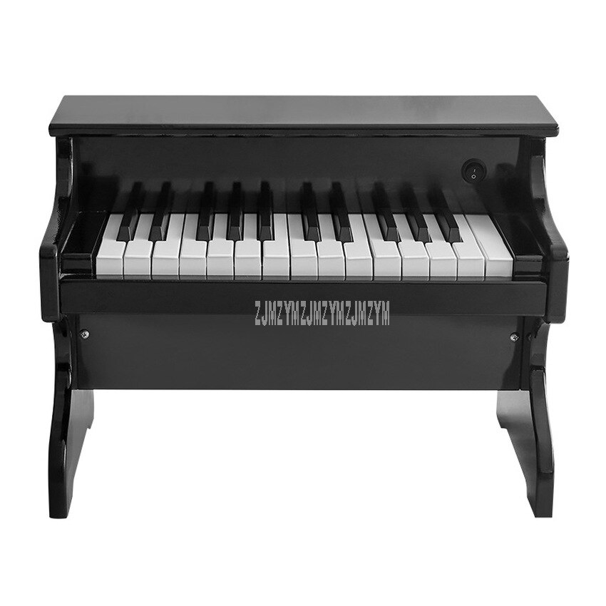 Teclado electrónico de 25 teclas para niños, Piano eléctrico de madera, instrumentos musicales, juguete educativo, de cumpleaños, ESM-2518