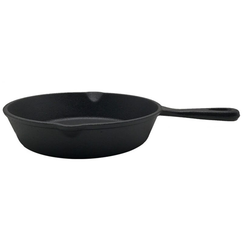 -Mini Niet Sticky Casting Iron Pan Steen Laag Frituren Pot Steelpan Kleine Gebakken Ei Pot Gebruik Gas En inductie Kookplaat