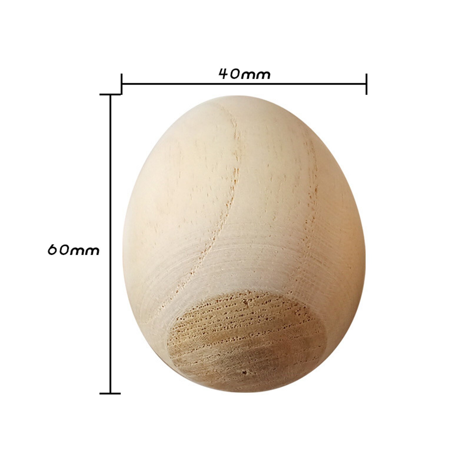 2 uds. De madera Smooth Egg-Shakers percusión infantil instrumentos musicales SONAJA rítmica para bebé niños