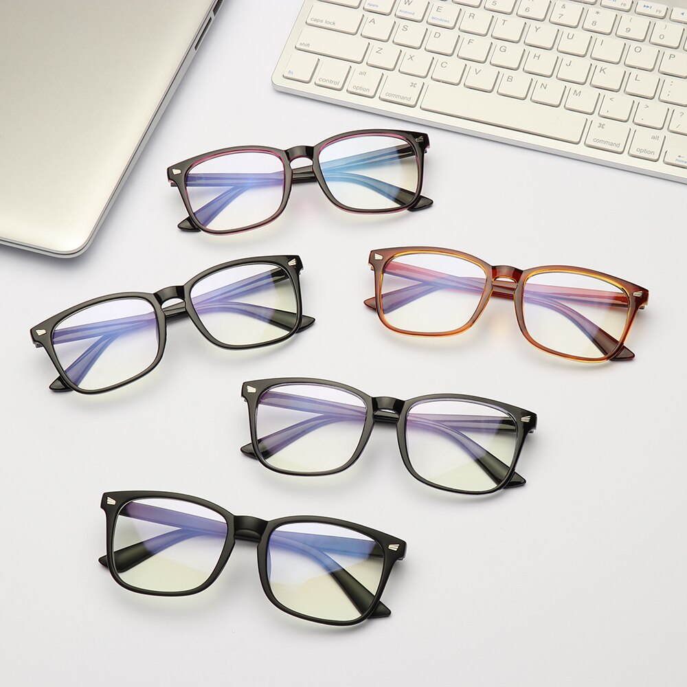 Unisex Anti-blue Light Glasses Computer Goggles Radiation Protection Eyeglasses Gaming Reading Flat Mirror Eyewear