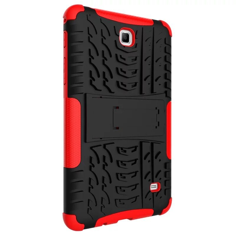 For Samsung Galaxy Tab 4 7.0 T230 T231 T235 SM-T230 7&quot; Tablet Case Cover Silicone TPU+PC Kickstand Dual Armor Back Cover Cases