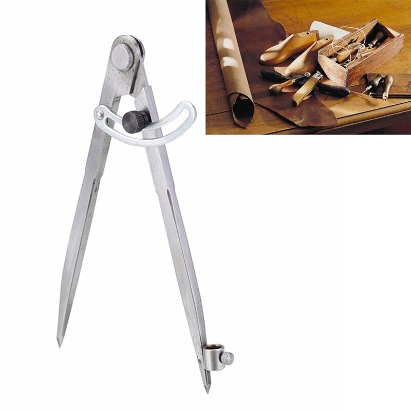 Compass Line Drawing Needle Divider Divider Pitch Leather Pinhole Distance Divider Tool DIY Hinge Joint Splitter