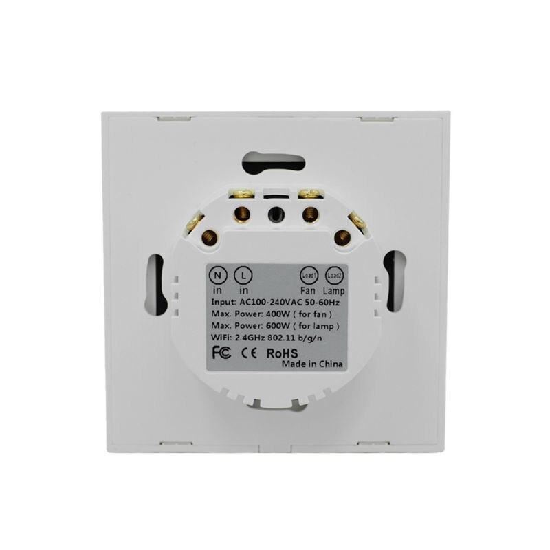 Smart Wifi Fan Light Switch EU/US Ceiling Fan Lamp Switch Timer Setting