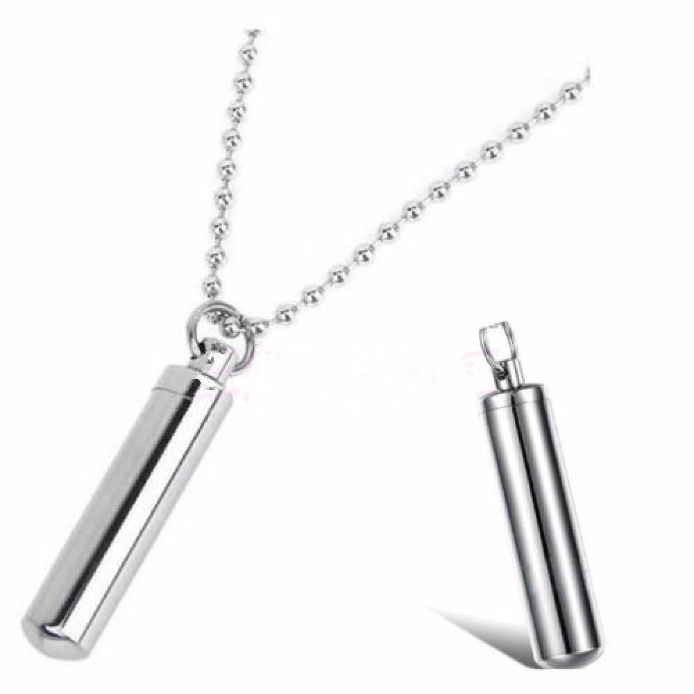 Legering Crematie Sieraden As Urn Ketting Gedenkteken Aandenken Flacon Buis Hanger Kettingen Sieraden Accessoires Voor Vrouwen