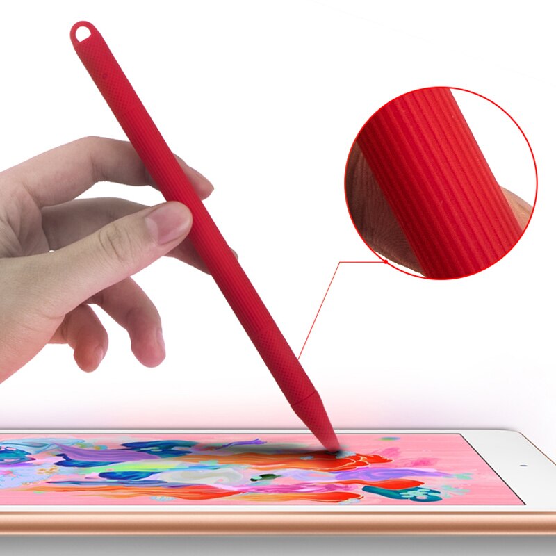 10 farben Weichen Silikon Kompatibel für Apple Bleistift Fall Kompatibel für iPad Tablet Touch Pen Stylus Schutzhülle Abdeckung