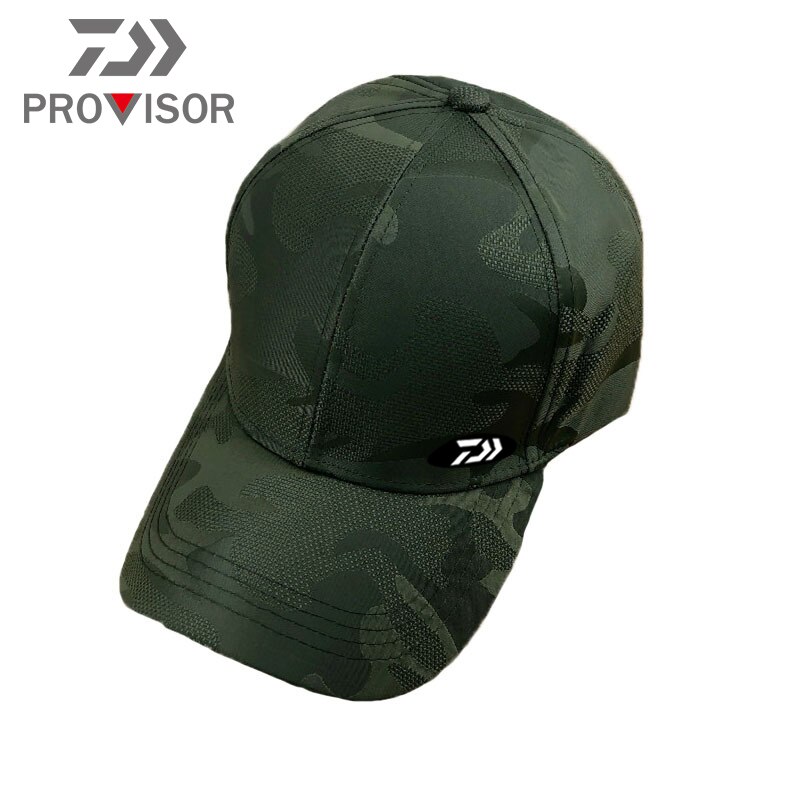 Daiwa mænds udendørs fiskekasket hurtigtørrende sommer bjergbestigning åndbar camouflage hat dawa sport solfisk hat: Fotofarve 2