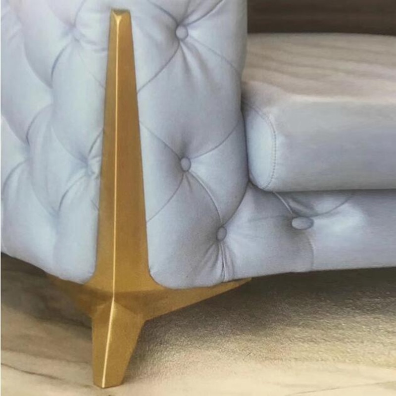 15cm Goud meubels benen metal Heavy duty ondersteuning been beugel voor tafel Sofa kabinet Stoel voeten hoekbeschermer Meubels onderdelen