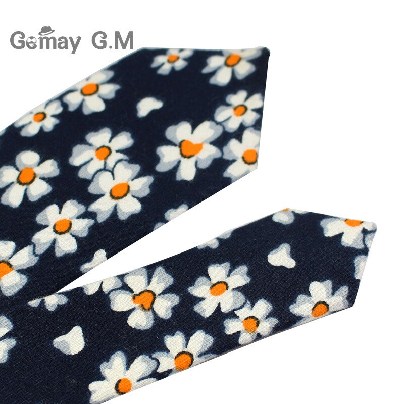 Märke bröllop bomull blommiga slipsar för män kostym smala herr slipsar gravatas slim corbatas vestidos hals slips cravat brudgums slips