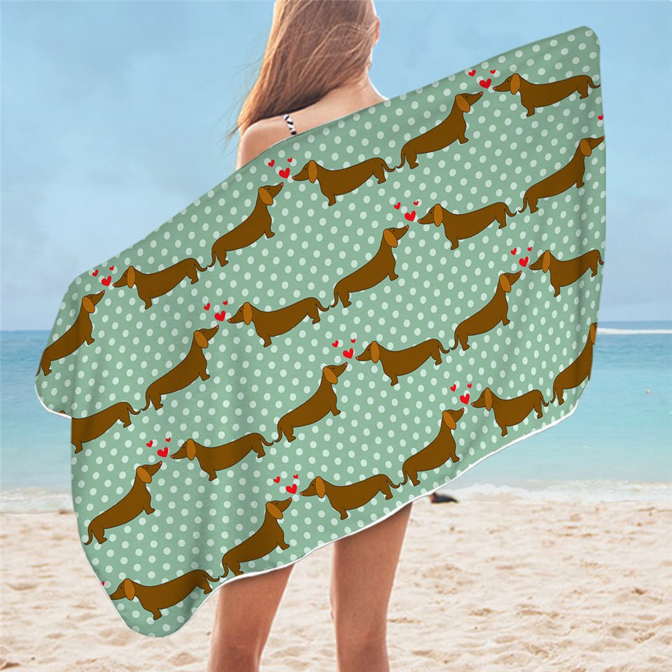 Serviette De Plage En Microfibre Extra Large 100 X 180 Cm