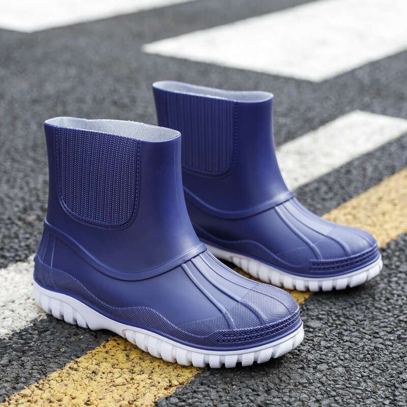 Chaussures hautes en Pvc pour hommes, imperméables, confortables, 2022: Blue / 39