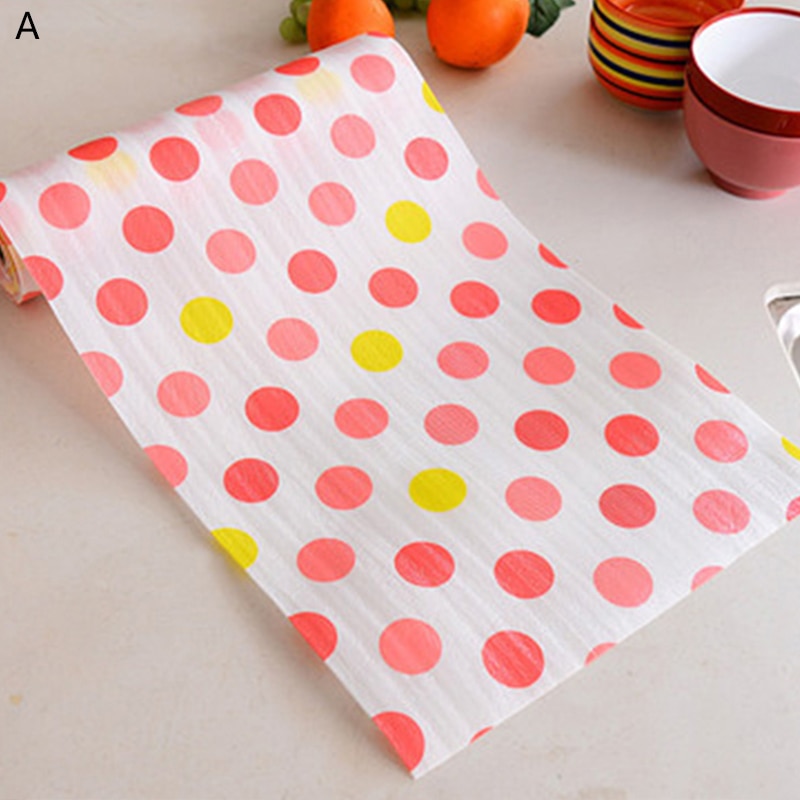 Alfombrilla de papel para cajón de armario, estera impresa, impermeable, para cocina, para zapatos, multicolor