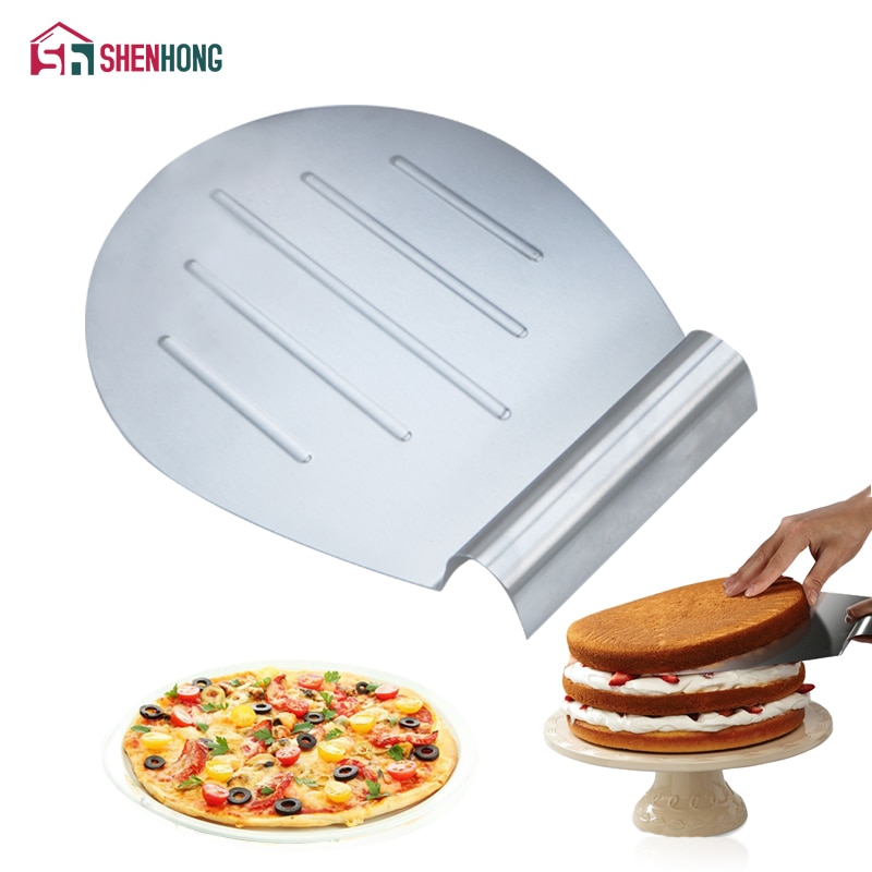 SHENHONG Food grade Transfer Cake Tray Scoop Cake Moving Plate Bread Pizza Blade Shovel Bakeware Pastry Scraper Cozinha
