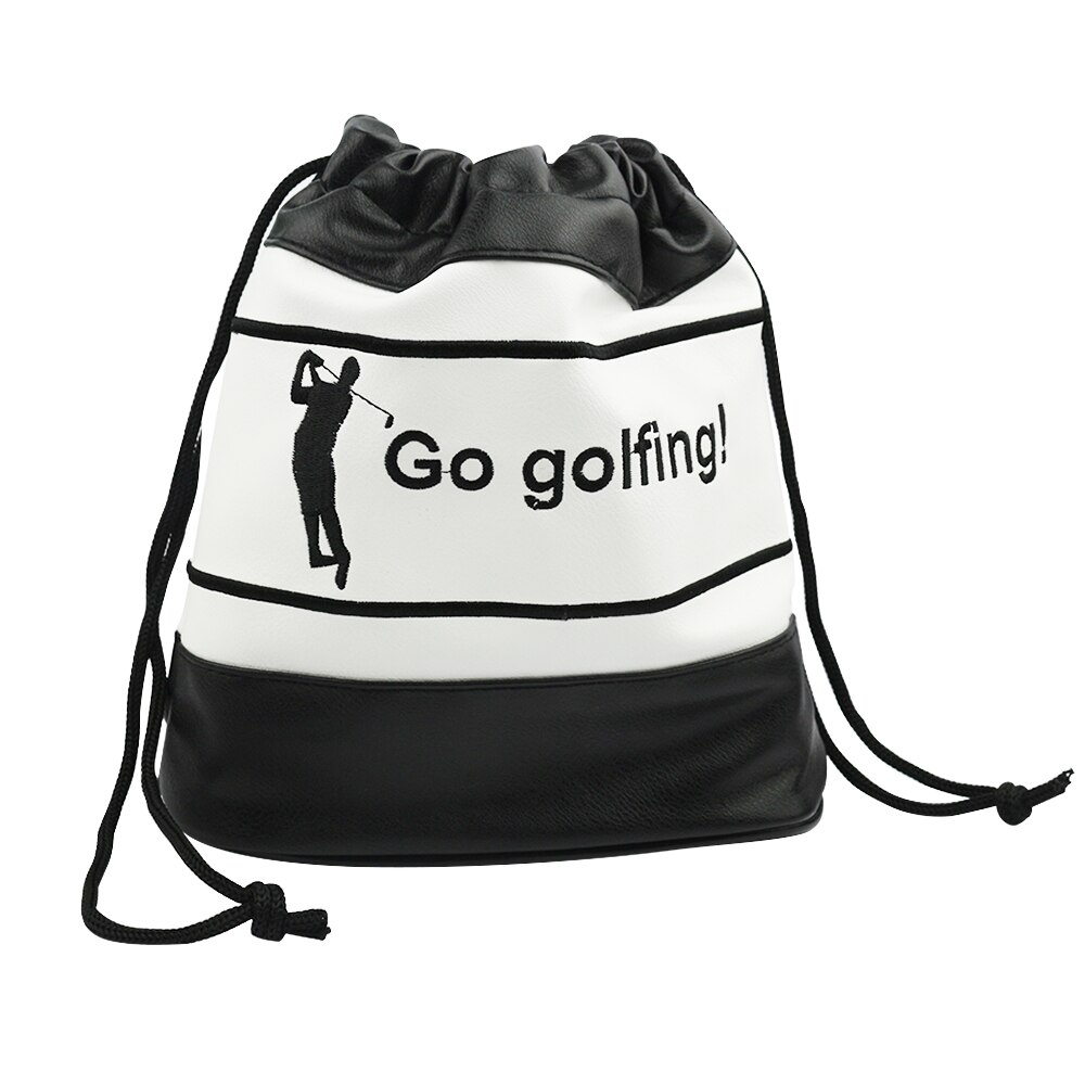 Pinmei golfbal etui golfaccessoires etui tassen golf tee etui pu leren etui tassen graaftouw etui geborduurde patronen