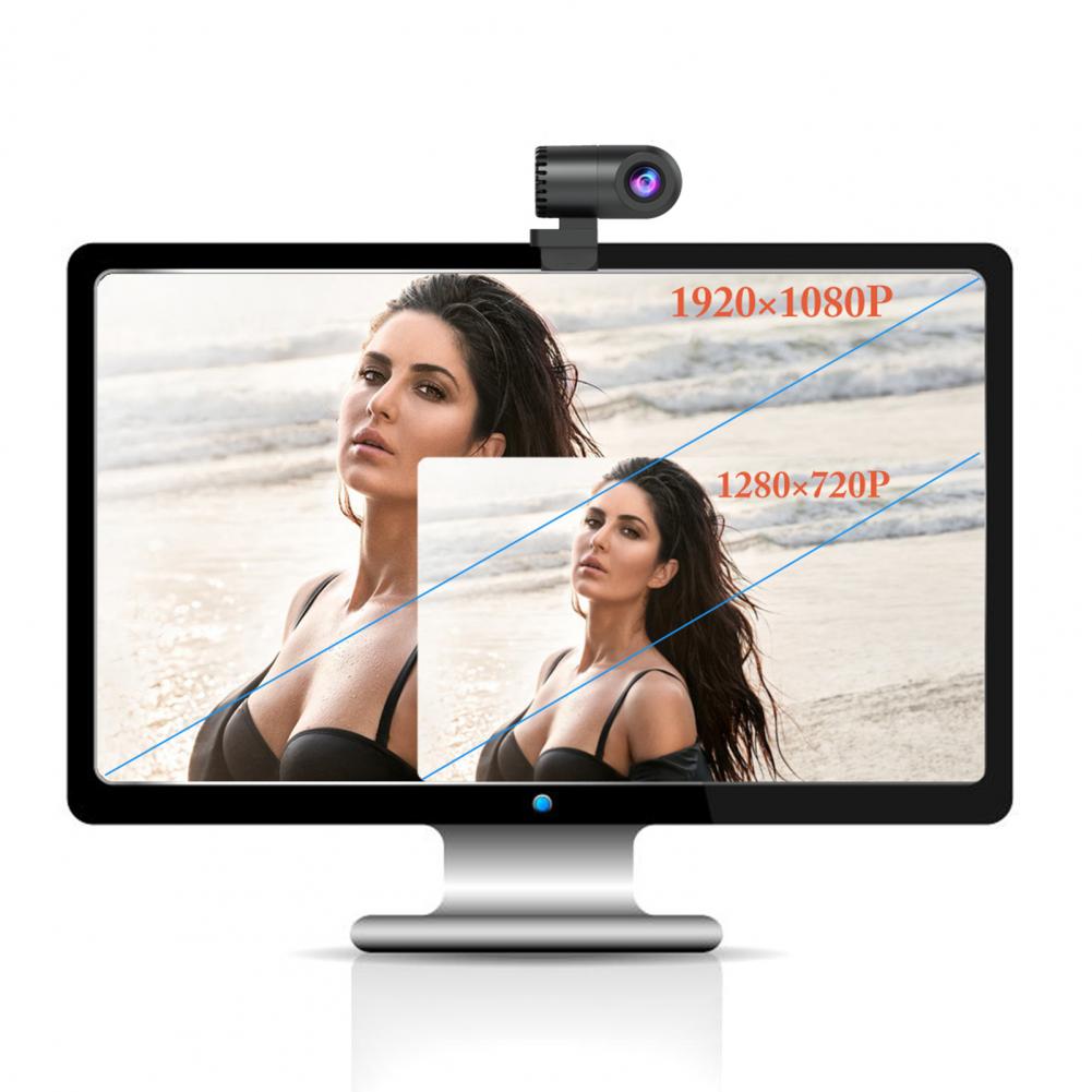 Bluelans 1080P Webcam wielofunkcyjny szeroko kompatybilny ABS USB kamera internetowa HD robić komputera