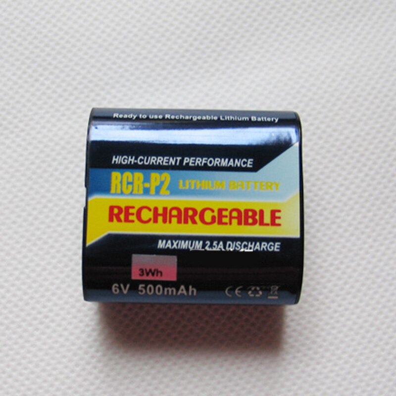 1PCS/LOT CR-P2 PRCRP2 CRP2 CR-P2S RECHARGEABLE BATTERY + CHARGER SET: CR-P2 battery