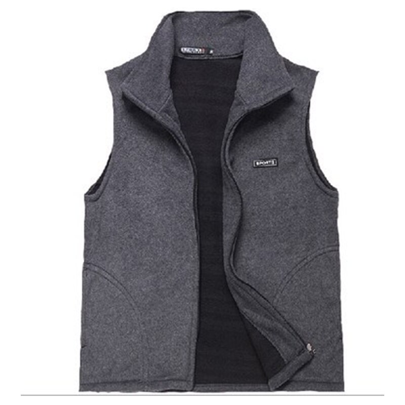 Goedkope winter paars/zwart mommy vest plus size 3xl 4xl warme dames vest mouwloze katoenen jassen dames herfstoutfits: Grijs / 4xl
