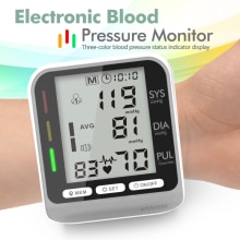 Digitale Arm Blutdruck Monitor тонометр BP hinterleuchtet Blutdruckmessgerät LCD Herz Bewertung Tonometer Tensiometer Gesundheit Pflege Gerät