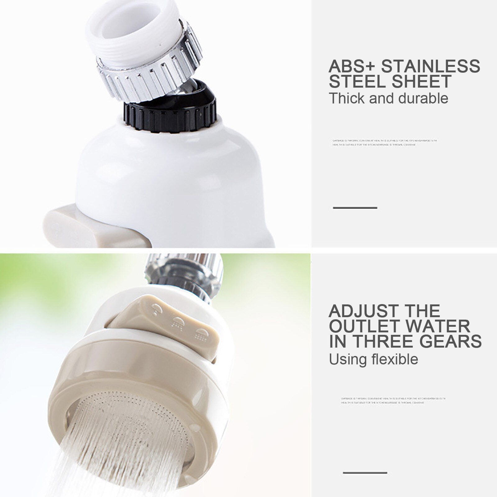 Keuken Kraan Extender Beweegbare Flexibele Tap Kraan Hoofd Douche Diffuser Draaibare Mondstuk Verstelbare Booster Kraan Adapter