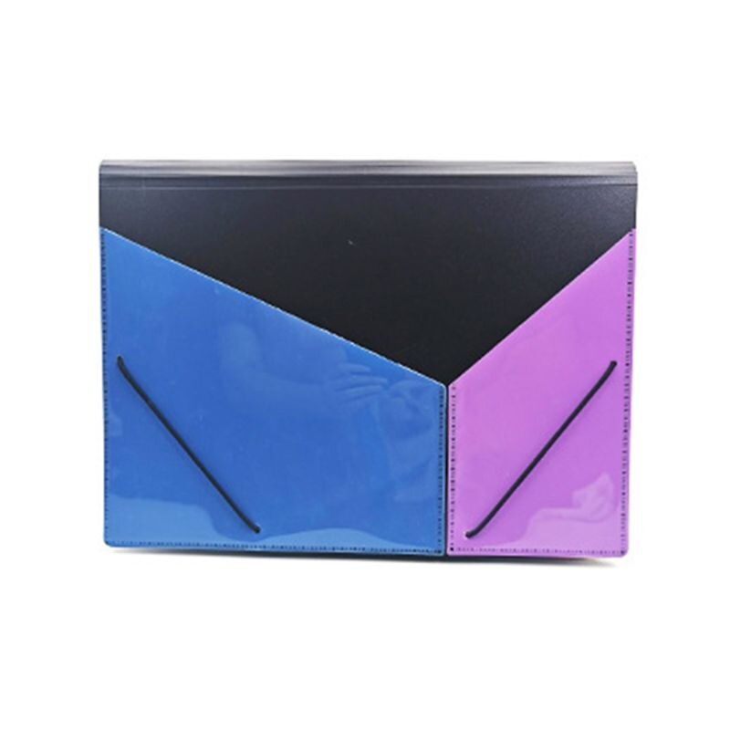 A4 Expanding Multi-layer File Folder Document Organizer 13 Pockets Accordion Bag for Documents: 1