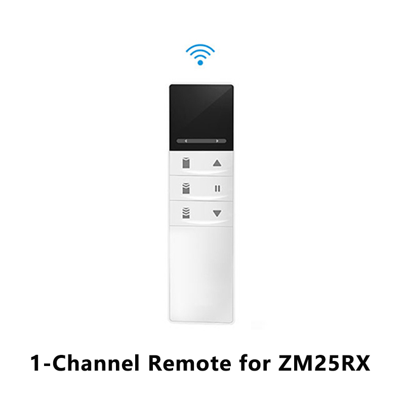 Remote Control for Roller Shade Blind Motor Chain Roller Blinds ZM25 ZM25RX M515EGB AM15 RF Control: Dark Grey