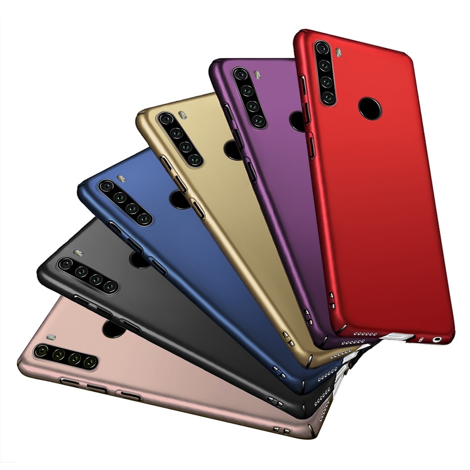 For Xiaomi Redmi Note 8T Case Redmi Note 8 Case Hard Plastic Phone Cover For Xiaomi Redmi Note 8 Pro Global Funda Coque Bumper