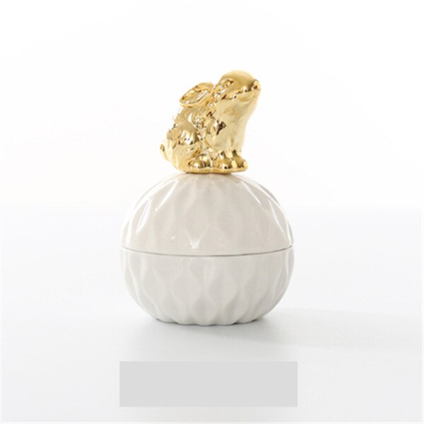 Nordic Ananas Lagerung Tank Aromatherapie Kerze Lagerung Container Keramik Glas Schmuckstück Boxen Candy Jar Home Dekoration Handwerk: E2