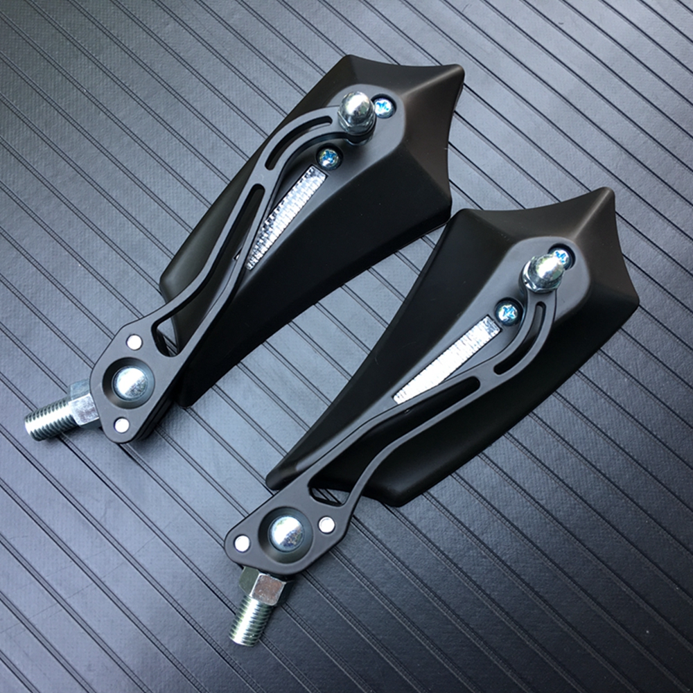Opvouwbare universele 8 mm 10 mm motorfietsspiegel scooter e-bike achteruitkijkspiegels elektromobiel achterkant spiegel