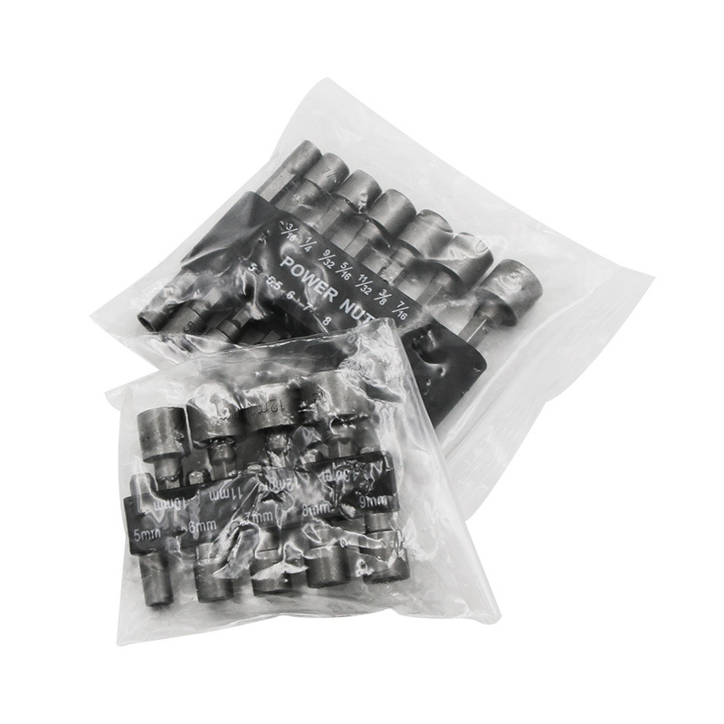 Hexagon Handle Screw Socket Wrench Screw Socket Pneumatic Air Screw Socket Electric Screw Bit for Self-tapping Screw