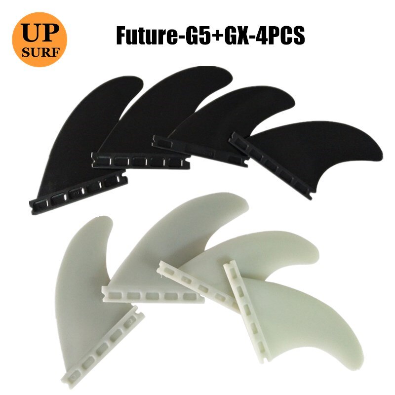 Surf fin Future G5 with GX rear Fins Plastic Surfboard Fin Future Quad Fins
