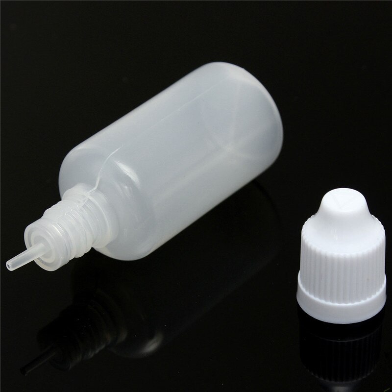 1pc 5ml/10ml/15ml/20ml/30ml/50ml Plastic Liquid Bottles Squeezable Eye Dropper Bottles Liquid Droppers Empty Bottle