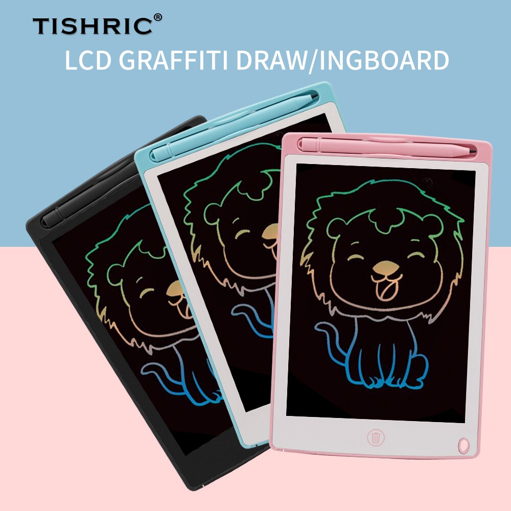 TISHRIC Drawing Tablet Digital Lcd Writing Tablet KIds Graphics Tablet Handwriting Pads Electronic Ultra-thin Graphic Board