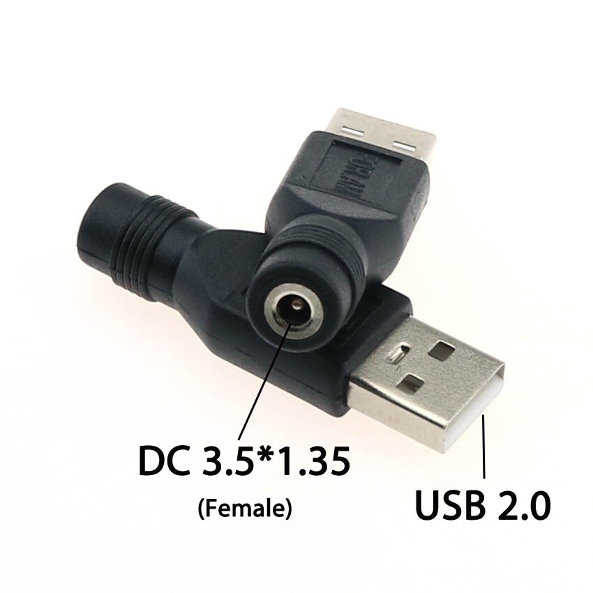 Cltgxdd 1 stk mikro usb / usb 2.0 hann til  dc 3.5*1.35 / 4.0*1.7 mm hunn støpsel jack konverter bærbar adapter kontakt