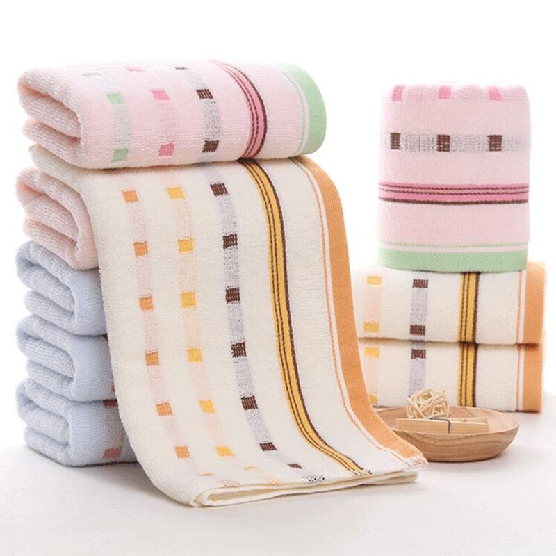 Toalla de algodón para la cara de 34x75cm, toalla de mano seca y absorbente, para cocina, baño, ducha suave, toallas de cara de SPA, Toalla de baño para natación