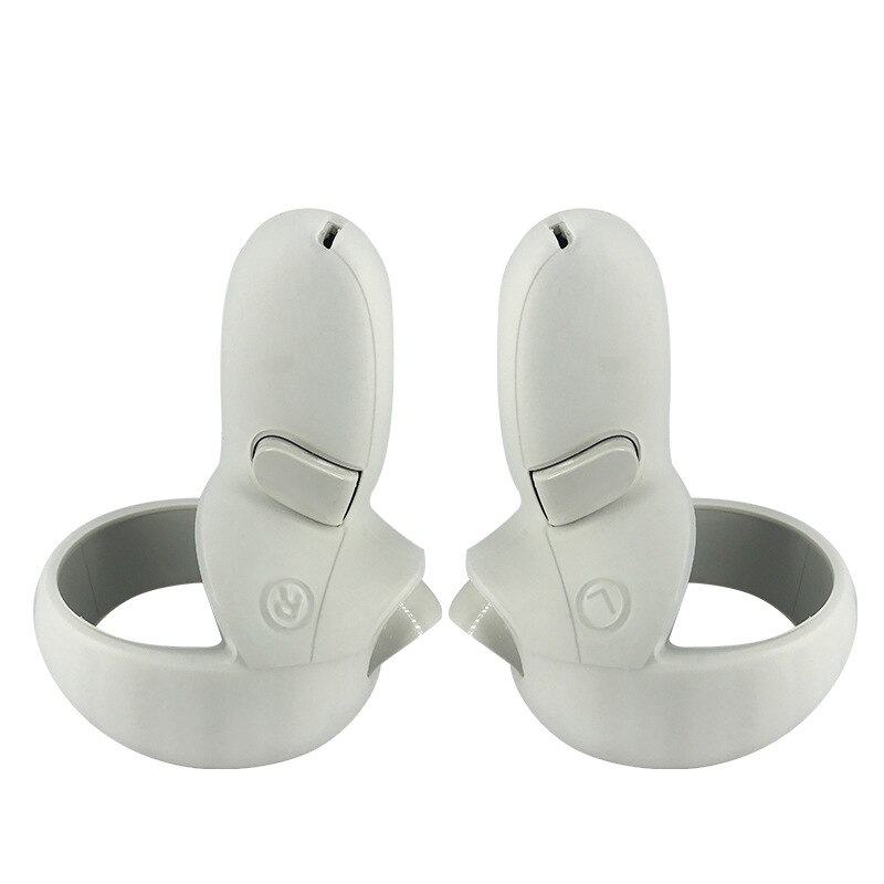 Husă de protecție pentru oculus quest 2 vr accesorii vr controller husă de prindere cu mâner manșon de protecție complet din silicon pentru quest 2: Alb transparent